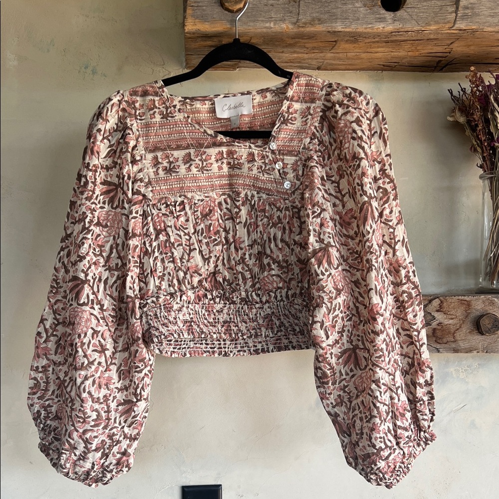 Cleobella Cropped Lydia Blouse - Picture 1 of 7